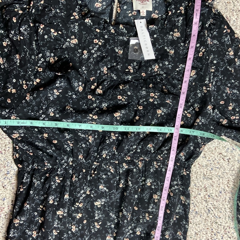 Baltic Born Black Floral Midi Dress - Picture 11 of 14